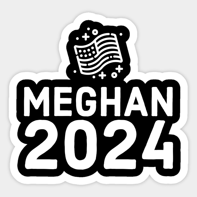 Meghan 2024 Sticker by ZoesPrints